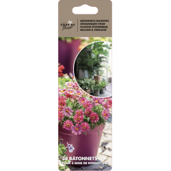 Engrais bâtonnets pour plantes et fleurs d'intérieur et balcon