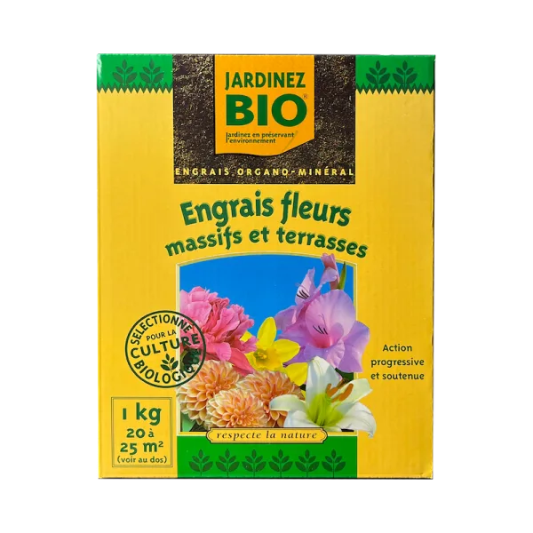 Engrais Fleurs massifs et terrasses