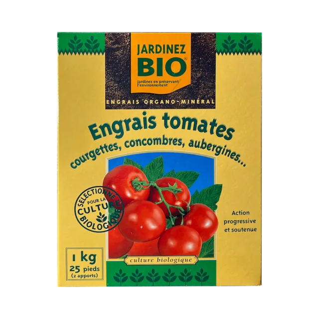 Engrais tomates, courgettes, concombres, aubergines… - engrais Sanrival