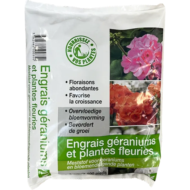 Engrais géraniums & plantes fleuries 1 kg