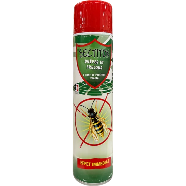 Spray intérieur guêpes et frelons 600 ml