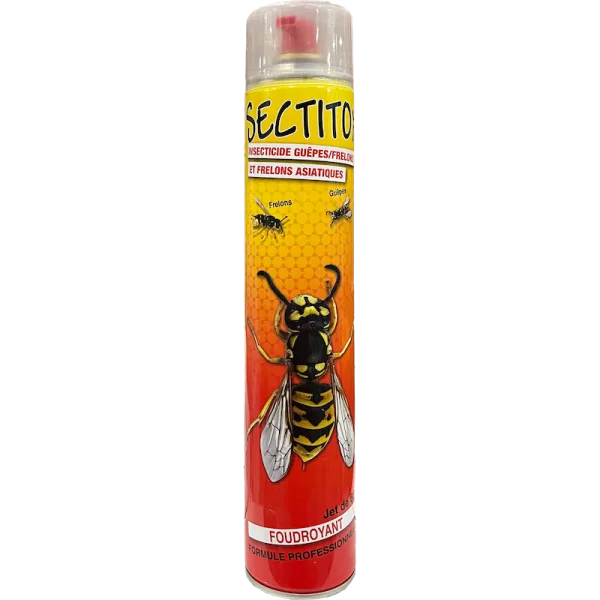 Spray insecticide guêpes et frelons 750 ml