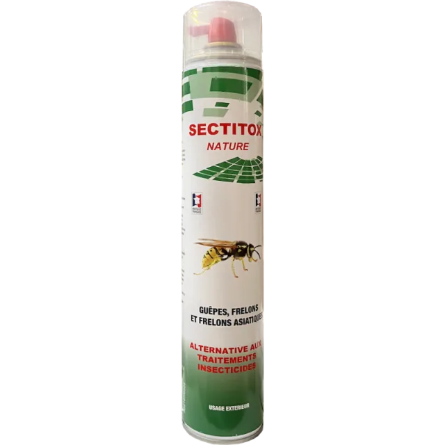 Conditionnement de Spray anti-guêpes, frelons et frelons asiatiques 750 mL