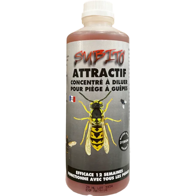 Conditionnement de Attractif concentré à diluer 500 mL
