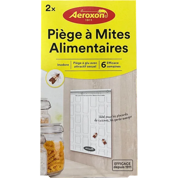 2 pièges à mites alimentaires