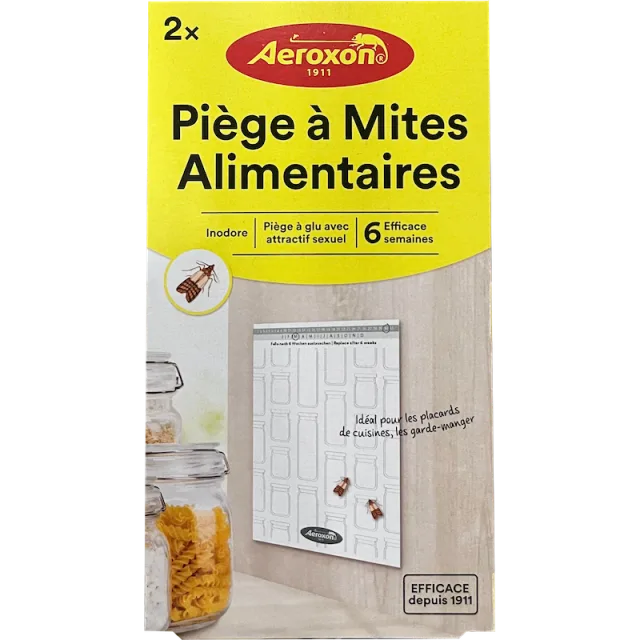 2 pièges à mites alimentaires