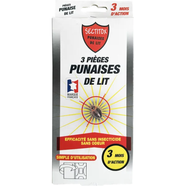 Pièges punaises de lit x3