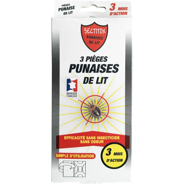 Pièges punaises de lit x3