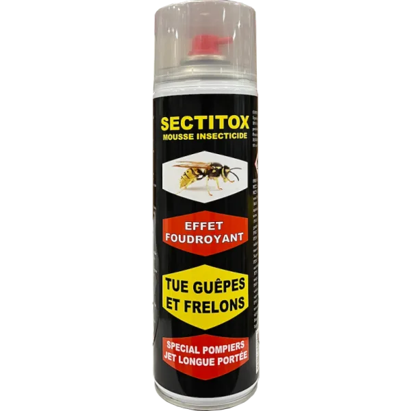 Mousse insecticide guêpes et frelons