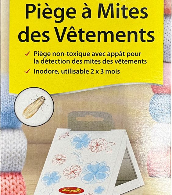 Piège à mites vestimentaires x2