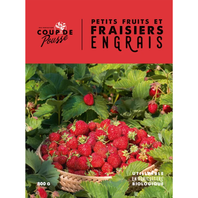 Engrais pour fraisiers & petits fruits - Coup de Pousse
