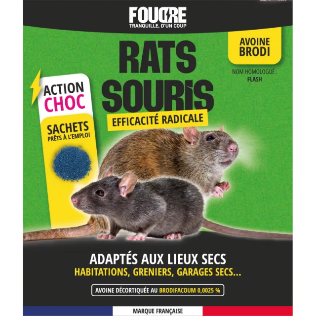 Avoine rats & souris FOUDRE 150 g