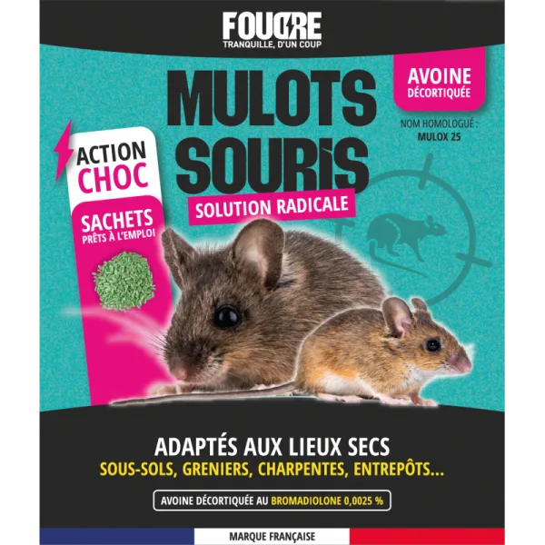 Mulots & souris FOUDRE 150 g