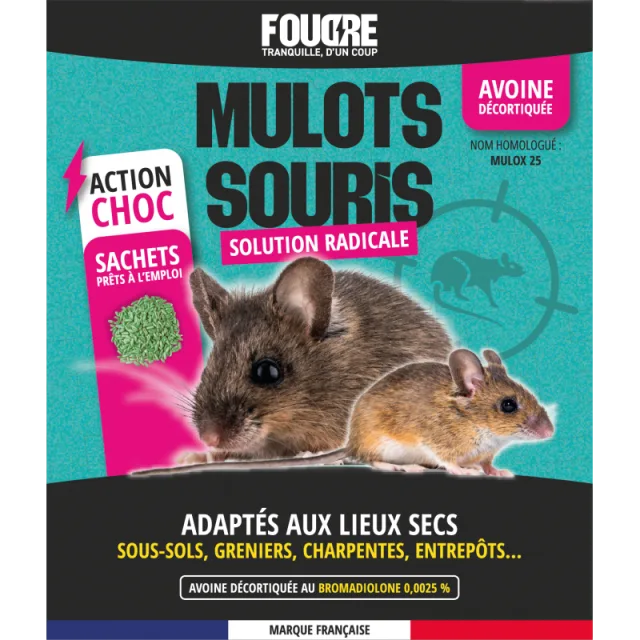 Mulots & souris FOUDRE 150 g
