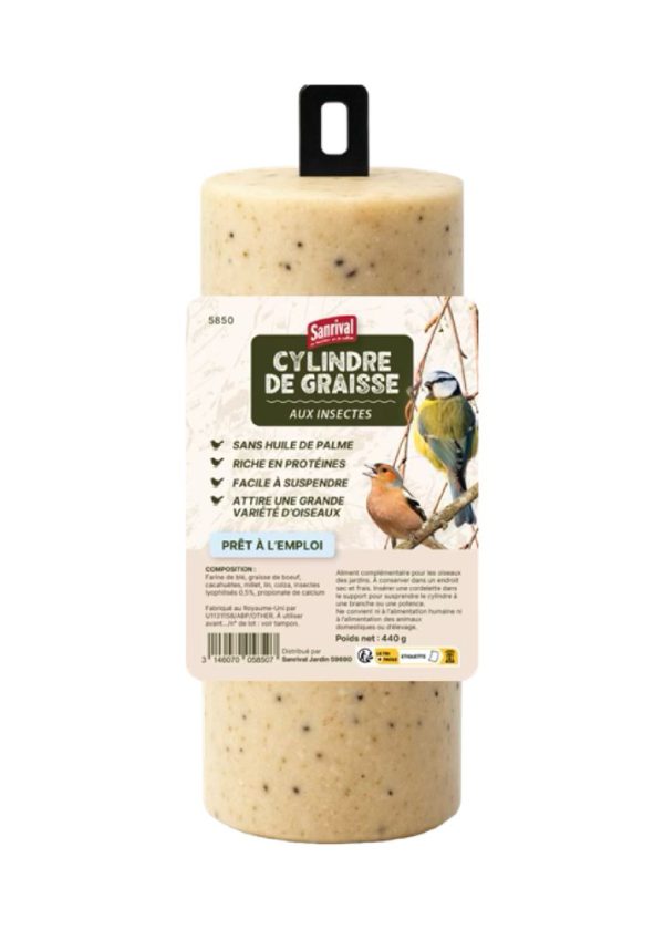 Cylindre de graisse aux insectes 440g