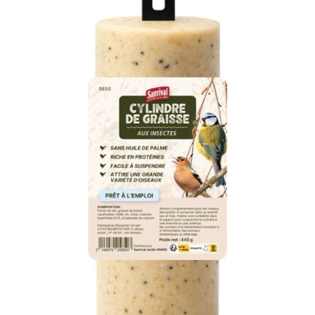 Cylindre de graisse aux insectes 440g