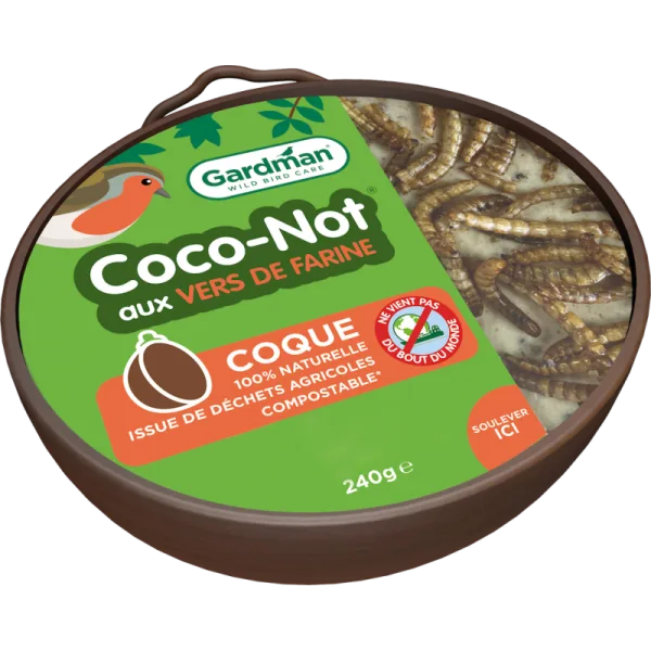 Coco-not aux vers de farine 400g
