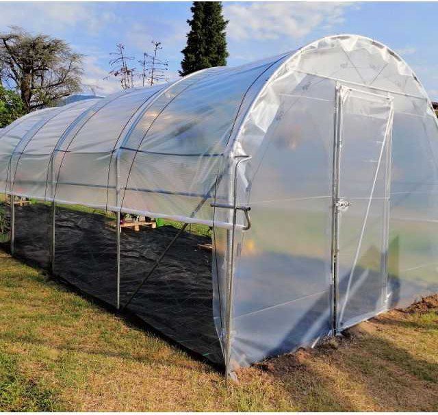 Serre tunnel Premium renforcée Fiorella 48 m² - serre tunnel Sanrival