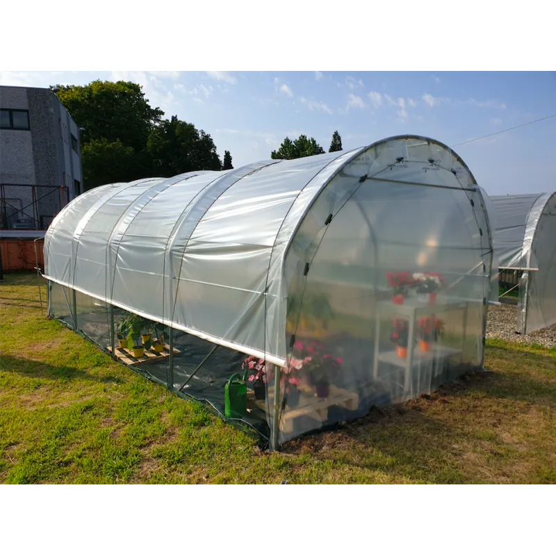 Serre tunnel Premium renforcée Rosa 18 m² - serre tunnel Sanrival