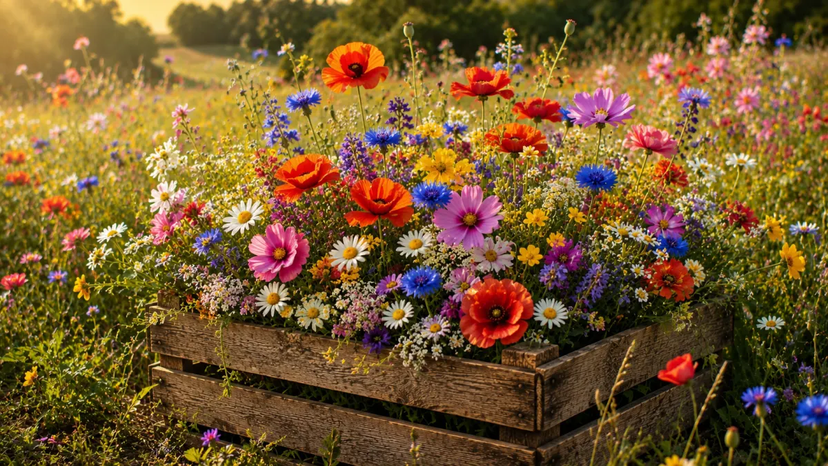 Boîte Sanrival du mélange de fleurs pour abeilles