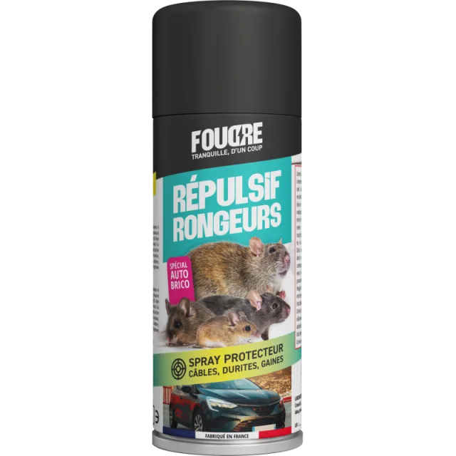 Spray répulsif rongeurs FOUDRE 500 ml