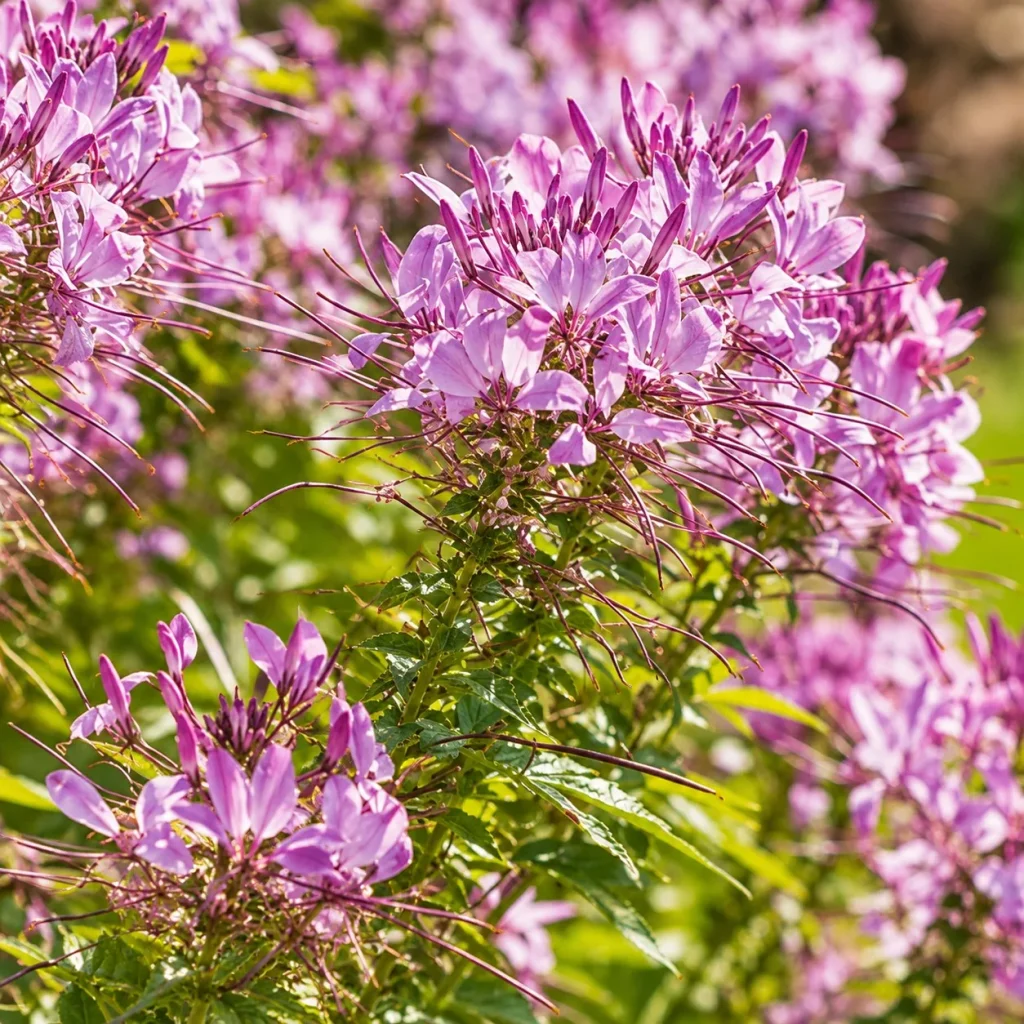 Clèome Violet Queen Cleome Hassleriana : photo d’illustration