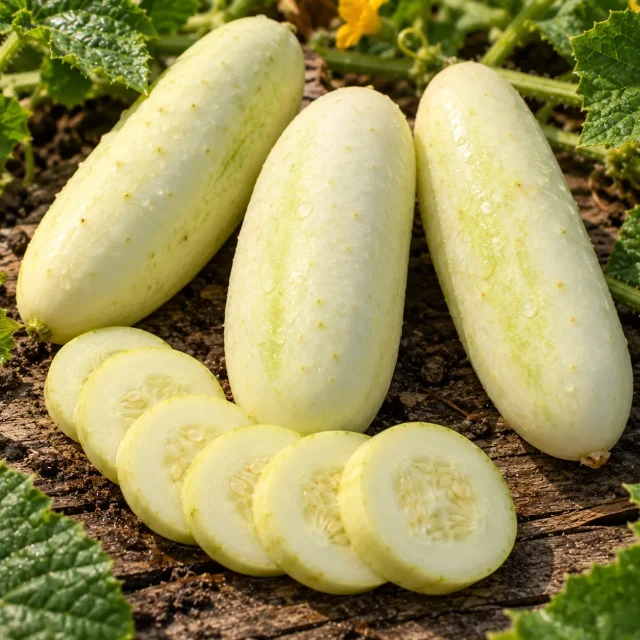 Concombre blanc White Wonder : photo d’illustration