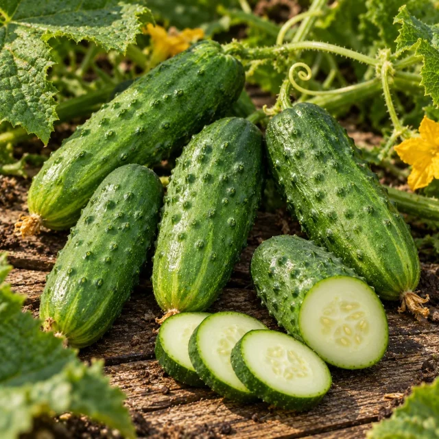 Cornichon Vert Petit de Paris : photo d’illustration