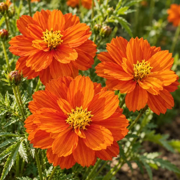 Cosmos sulphureus Carioca