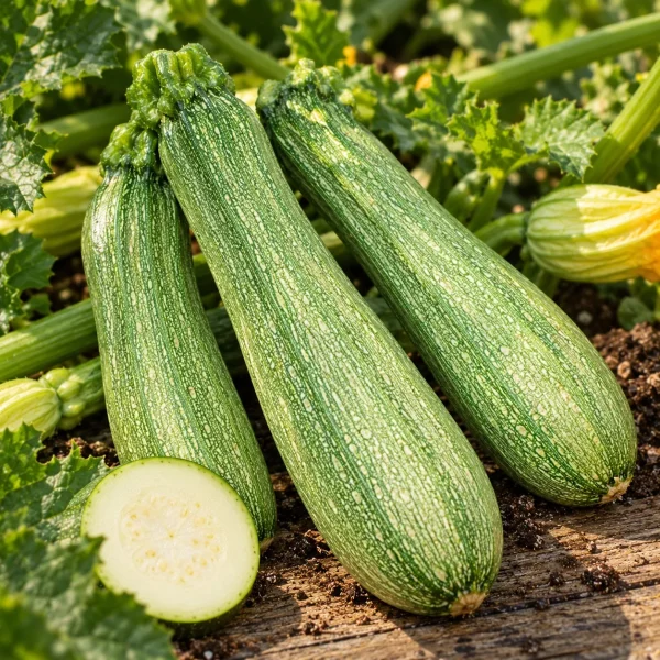 Courgette Grise d’Alger dite blanche