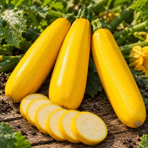 Courgette jaune Polka