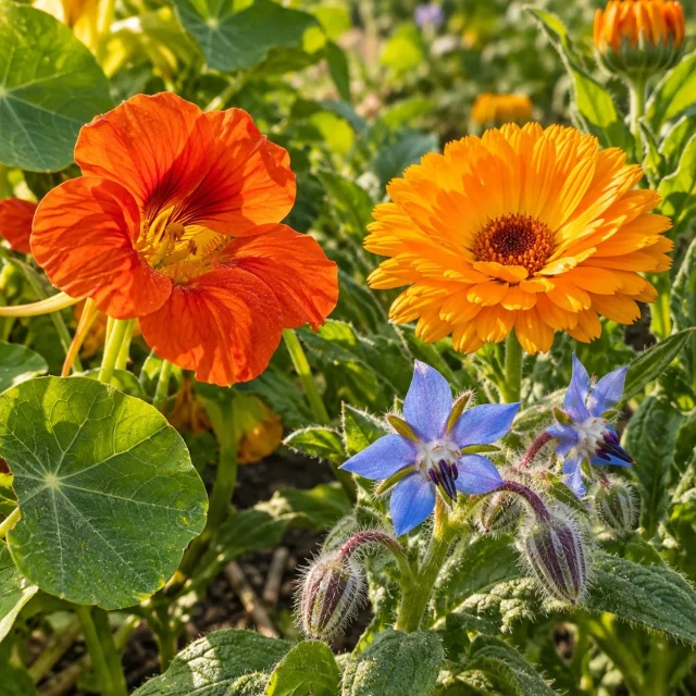 Fleurs comestibles bio : photo d’illustration