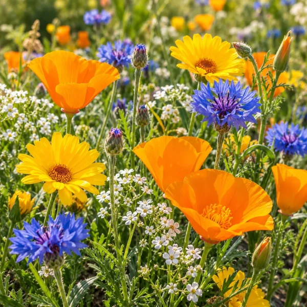Fleurs en mélange de campagne