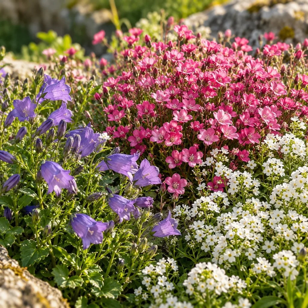 Fleurs en mélange de montagne : photo d’illustration