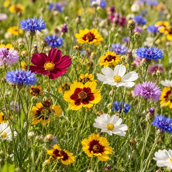 Fleurs en mélange pour massif haut