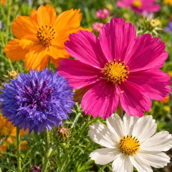 Fleurs en mélange pour massifs