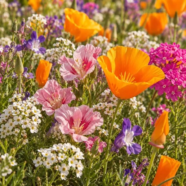 Fleurs en mélange pour massifs – ruban 4 m