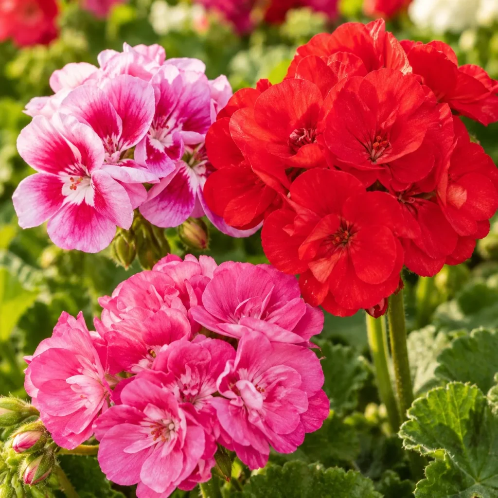 Géranium Zonale Pelargonium Hortorum : photo d’illustration