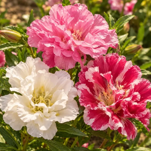 Godetia double à fleurs d’azalée : photo d’illustration