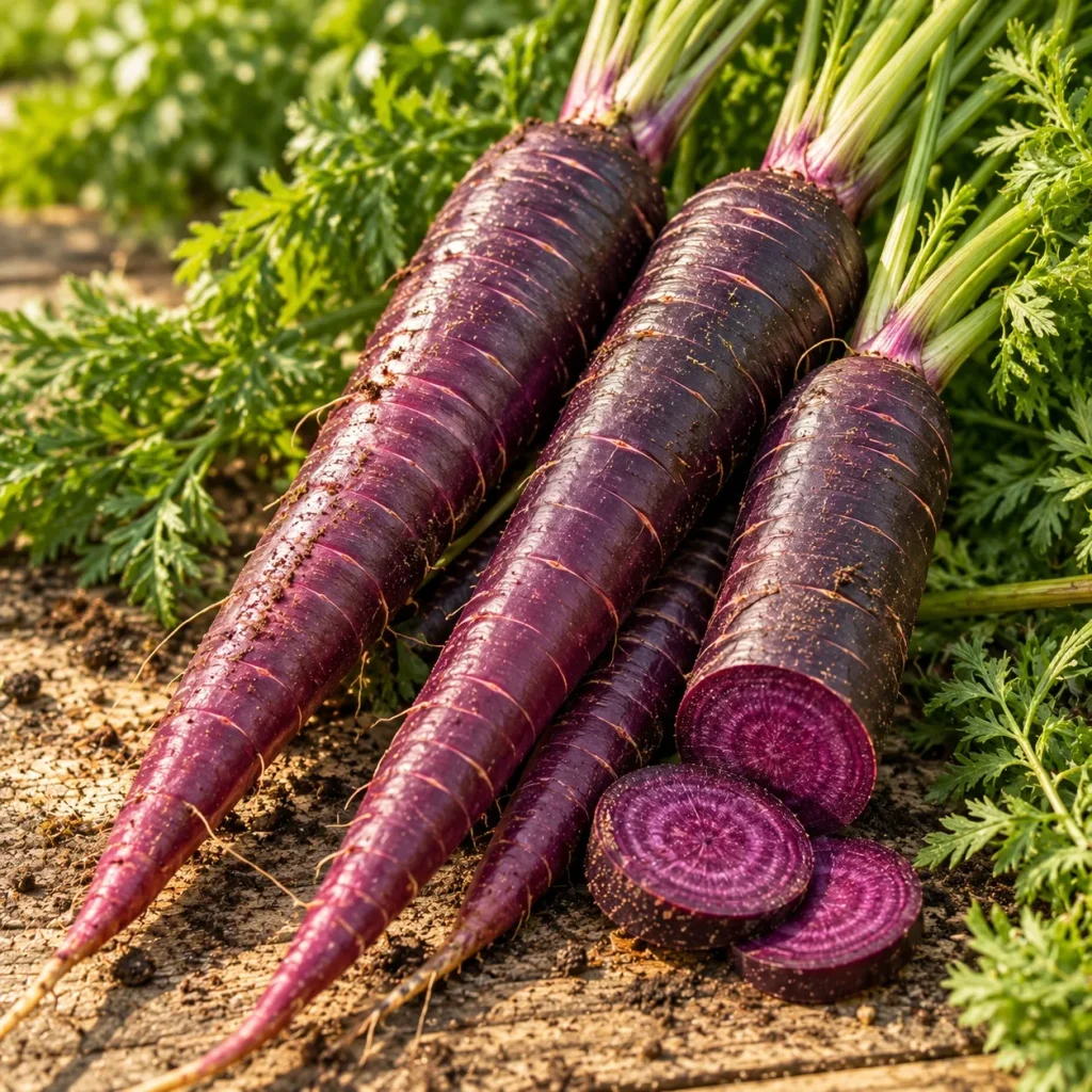 Carotte Purple Sun : photo d’illustration