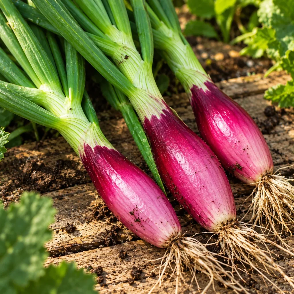 Ciboule commune Rouge : photo d’illustration