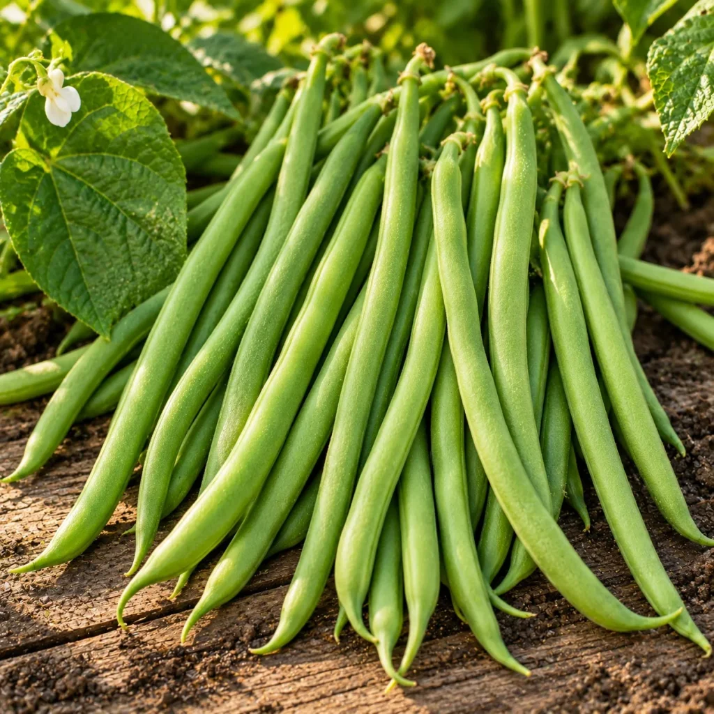 Haricot Dominal nain mangetout sans fil (grain noir) : photo d’illustration