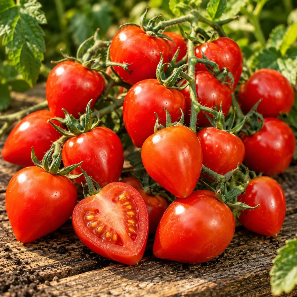 Tomate cerise cœur de pigeon : photo d’illustration