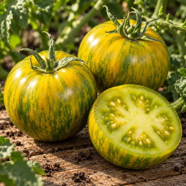 Tomate Green Zebra : photo d’illustration