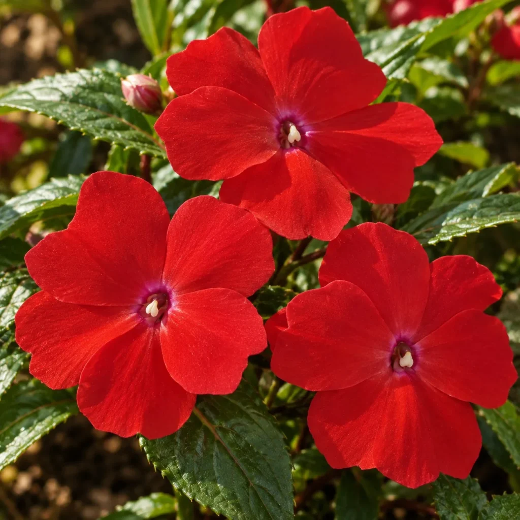 Impatiens Baby Scarlet : photo d’illustration