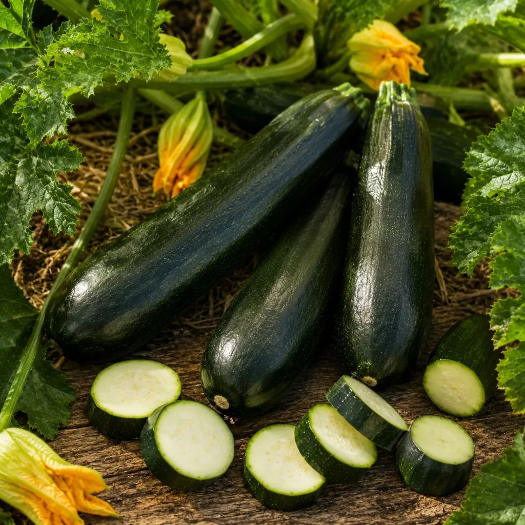 La Courgette verte maraichère : photo d’illustration