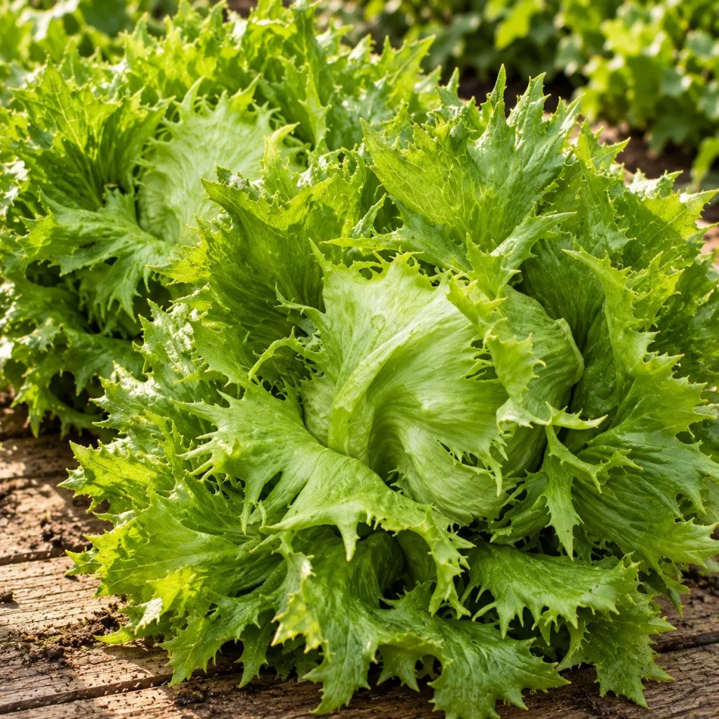Laitue Batavia Reine des glaces (Frisée de Beauregard) : photo d’illustration