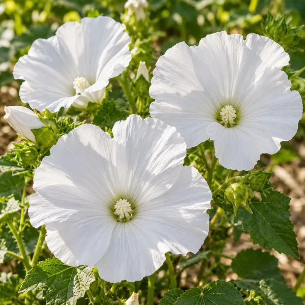 Lavatère Grandiflora blanc