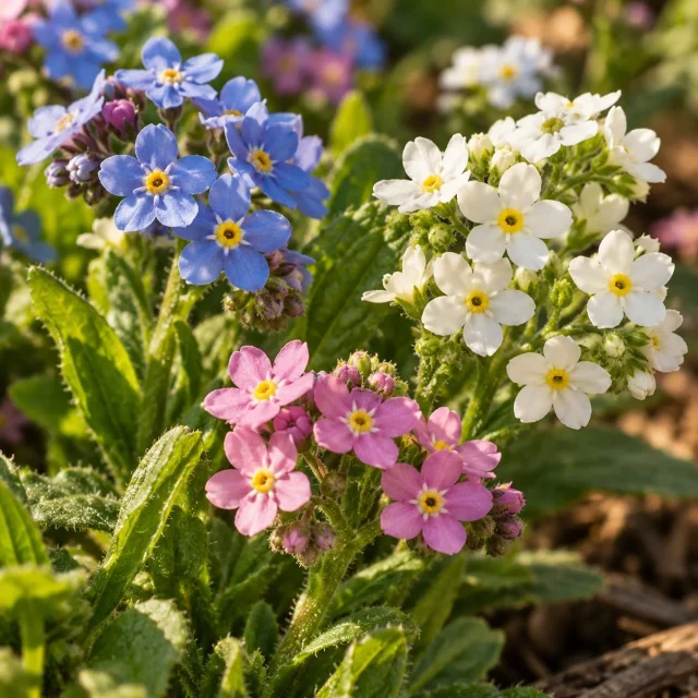 Myosotis des Alpes varié : photo d’illustration