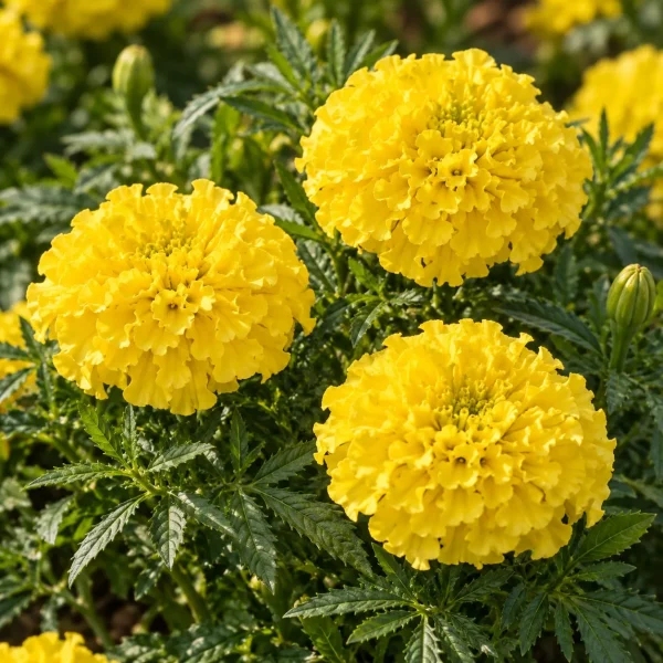 Œillet d’Inde Lilliput Lemon Drop